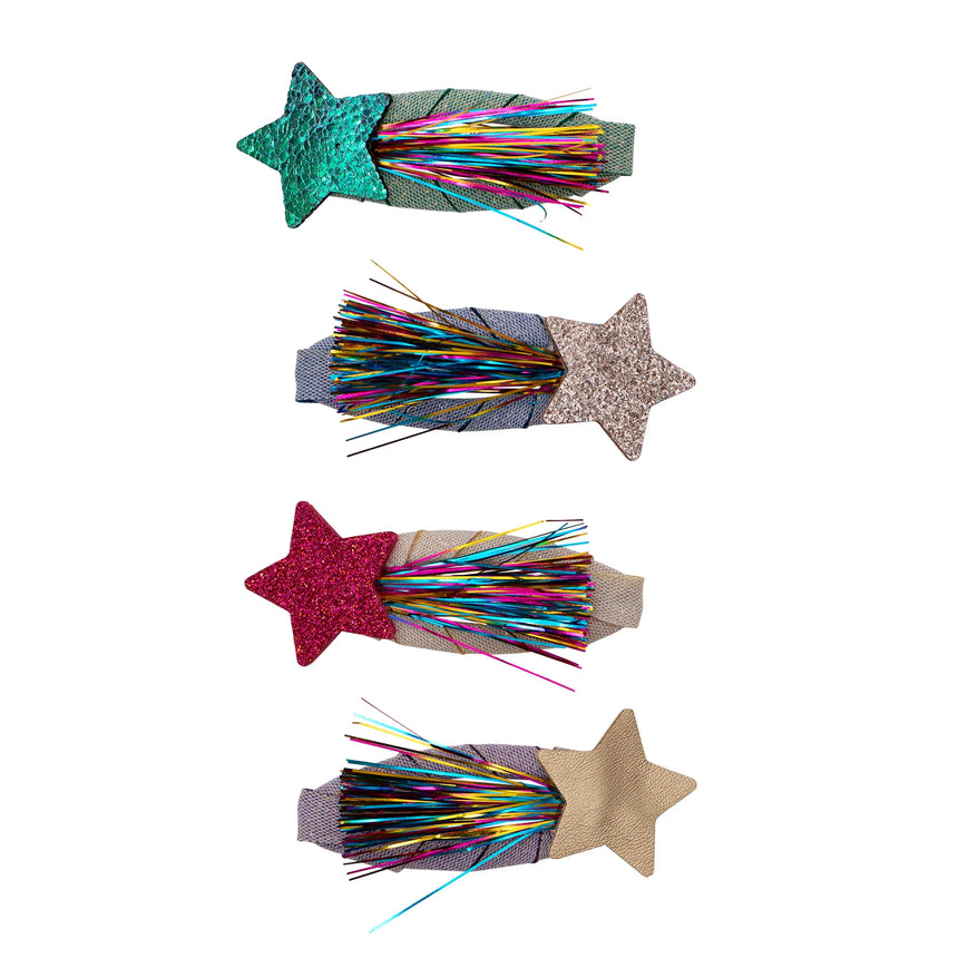 Mimi & Lula - Tinsel Star clic clac hair clips - set of 4