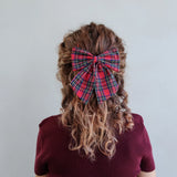Mimi & Lula - Tartan Agnes bow hair clips - set of 2 | Scout & Co