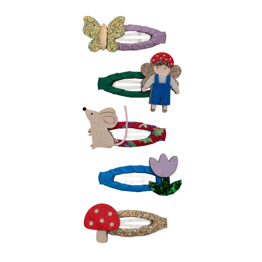 Mimi & Lula - Woodland Fairy mini clic clac hair clips - set of 5 | Scout & Co