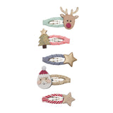 Mimi & Lula - Santa & Rudolph mini clic clac hair clips - set of 5 | Scout & Co