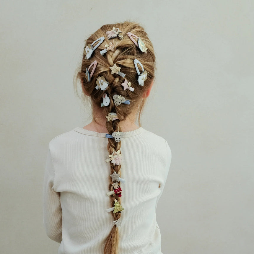 Mimi & Lula - Angel mini hair clips - set of 8 | Scout & Co