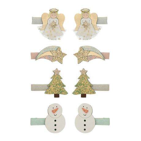 Mimi & Lula - Angel mini hair clips - set of 8 | Scout & Co