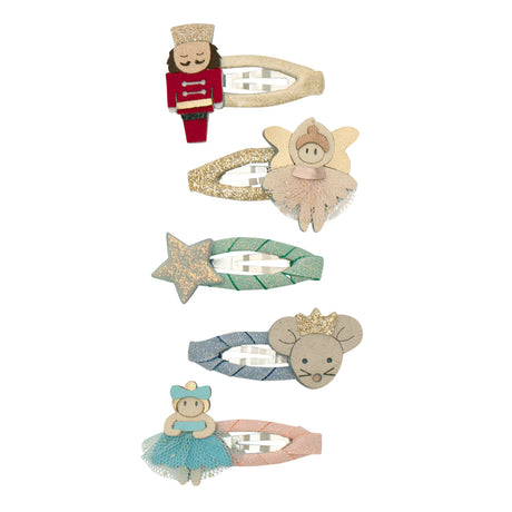 Mimi & Lula - Nutcracker mini clic clac hair clips - set of 5 | Scout & Co