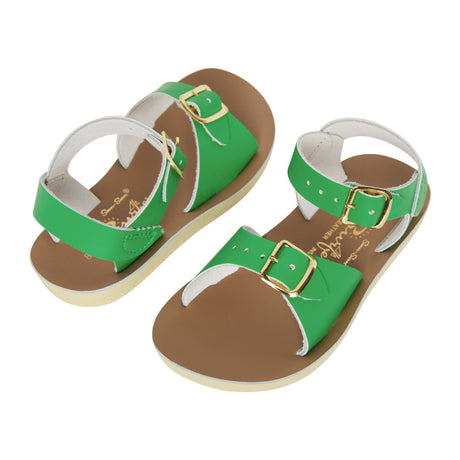 Saltwater Surfer Sandals - Kelly Green - Kids | Scout & Co