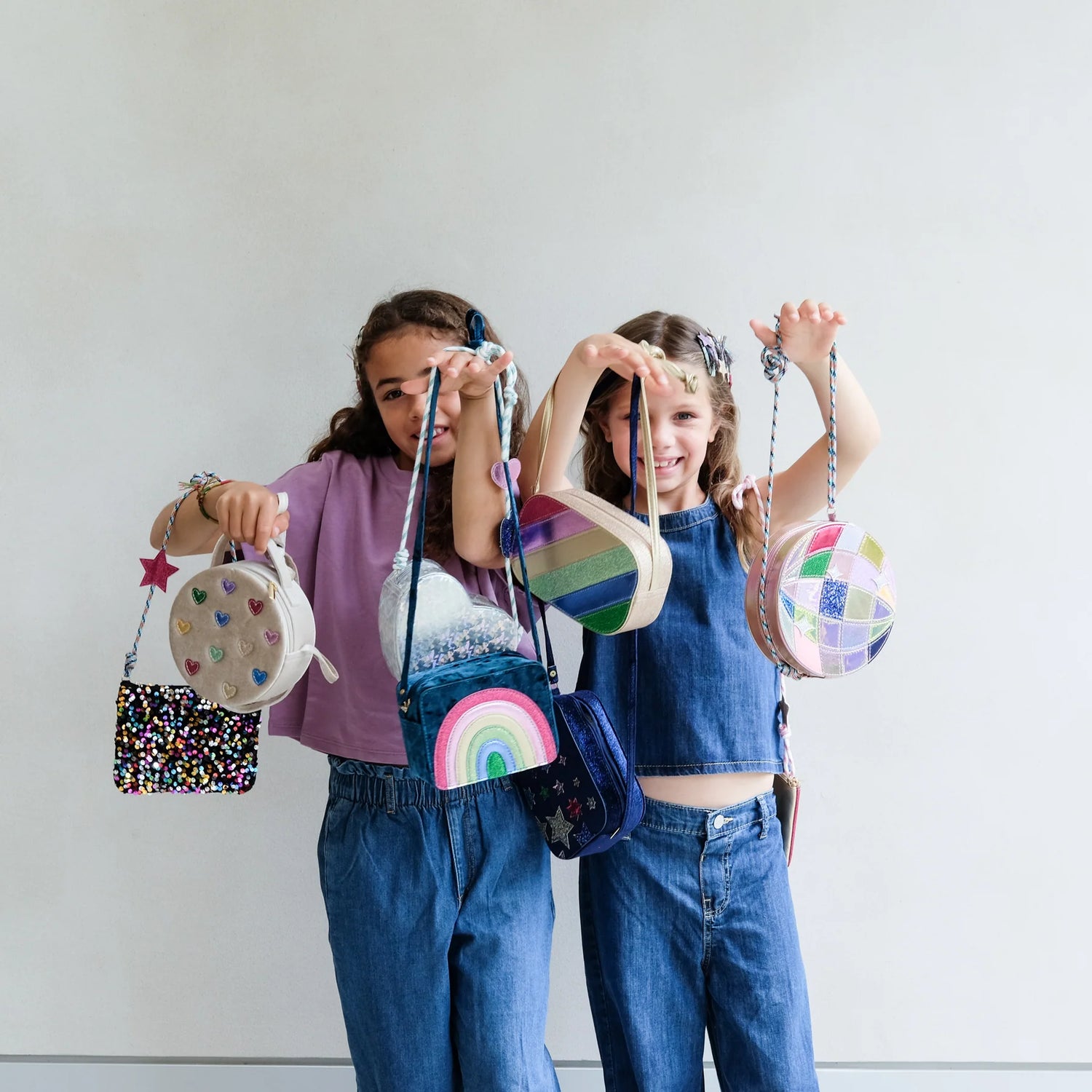 Mimi & Lula - Jazzy Hearts velvet bag | Scout & Co