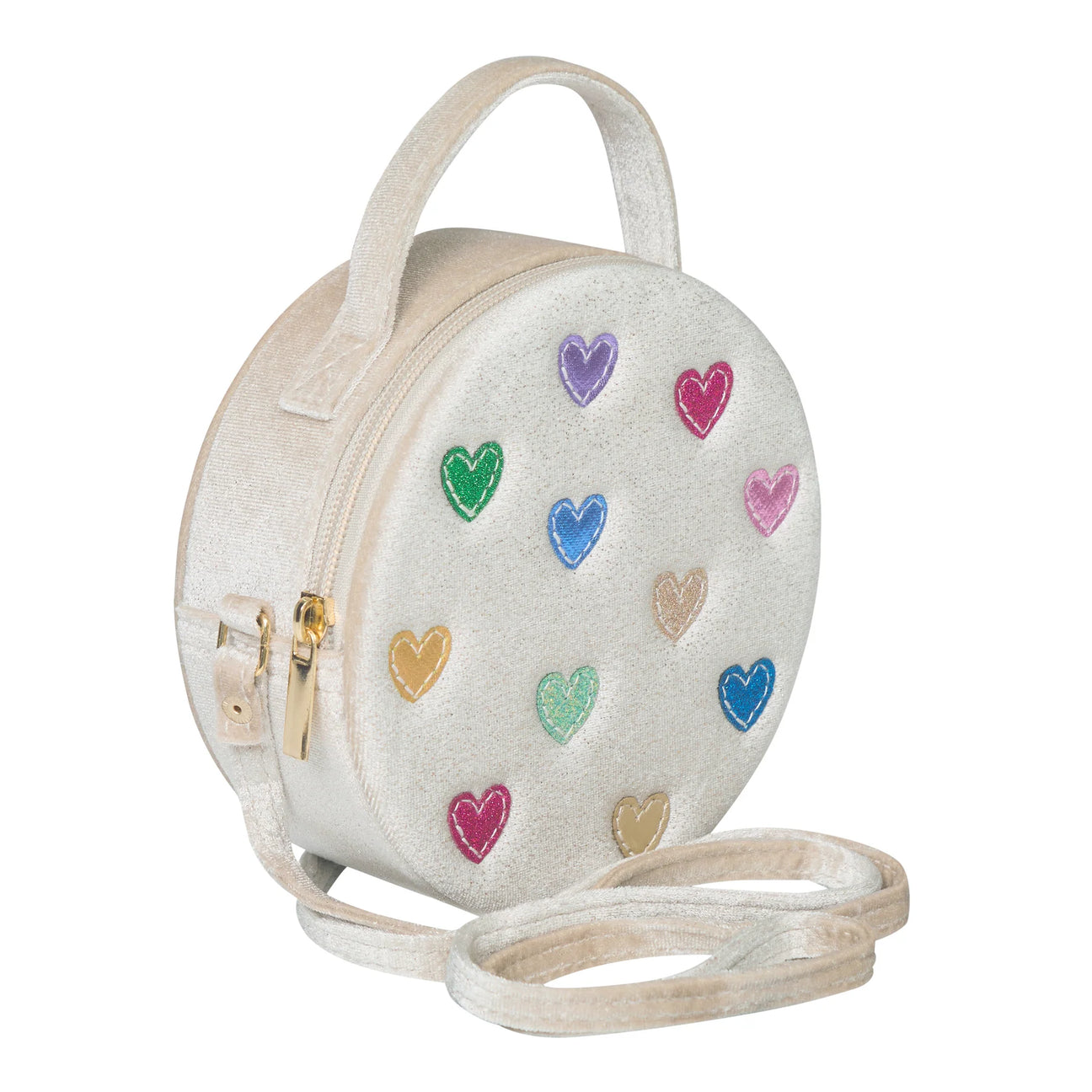 Mimi & Lula - Jazzy Hearts velvet bag | Scout & Co