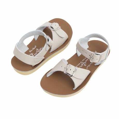 Saltwater Surfer Sandals - Stone - Kids | Scout & Co