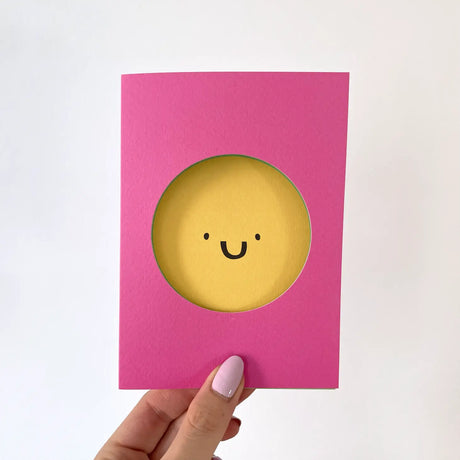 Rumble Cards - Happy Face die-cut card | Scout & Co