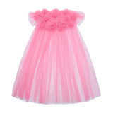 Mimi & Lula - Pink Ruffle flower cape | Scout & Co