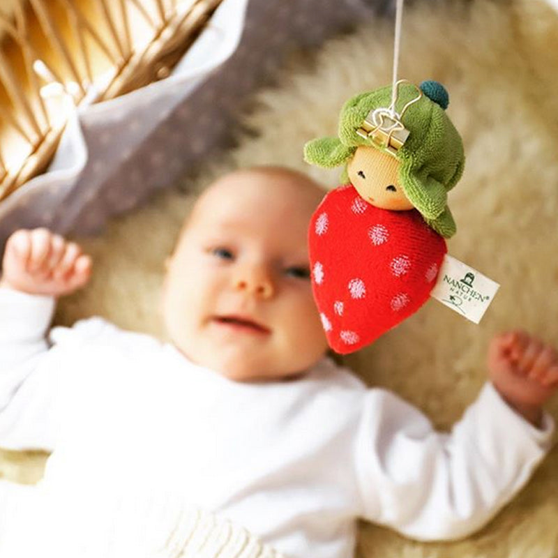 Nanchen - Strawberry baby rattle | Scout & Co