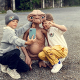 Mini Rodini x E.T. patch knitted beanie hat - grey