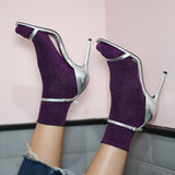 Klue - Glitter Lurex socks - Purple | Scout & Co