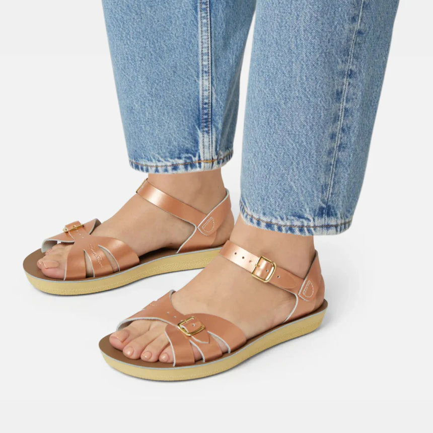 Saltwater Boardwalk Sandals - Rose Gold - Adult | Scout & Co