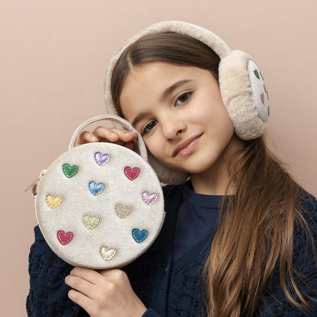 Mimi & Lula - Jazzy Hearts velvet bag | Scout & Co