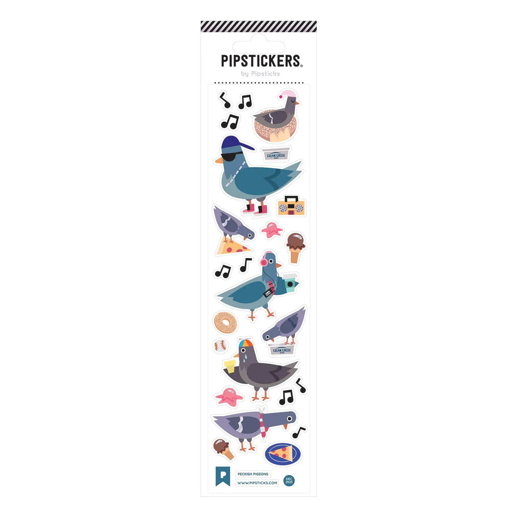 Pipsticks - Peckish Pigeons sticker sheet | Scout & Co