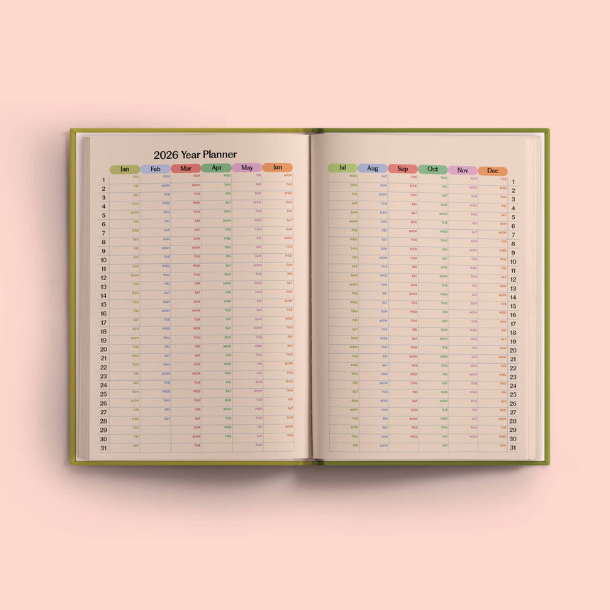 Good Tuesday - 2026 Diary Weekly Planner - Harlequin | Scout & Co