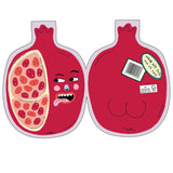 Eat The Moon - Hey Pomegranate! die cut card | Scout & Co