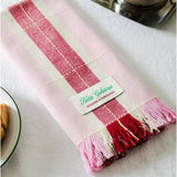 Tarta Gelatina - Striped Napkins (Set of 2) - Burgundy / Pink | Scout & Co