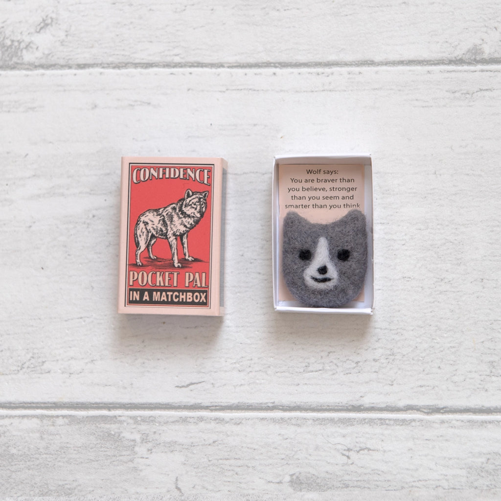 Marvling Bros - Confidence Pocket Pal in a Matchbox - Wolf | Scout & Co