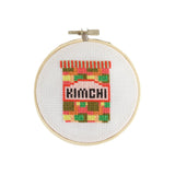 Cotton Clara - Kimchi Cross Stitch Kit | Scout & Co
