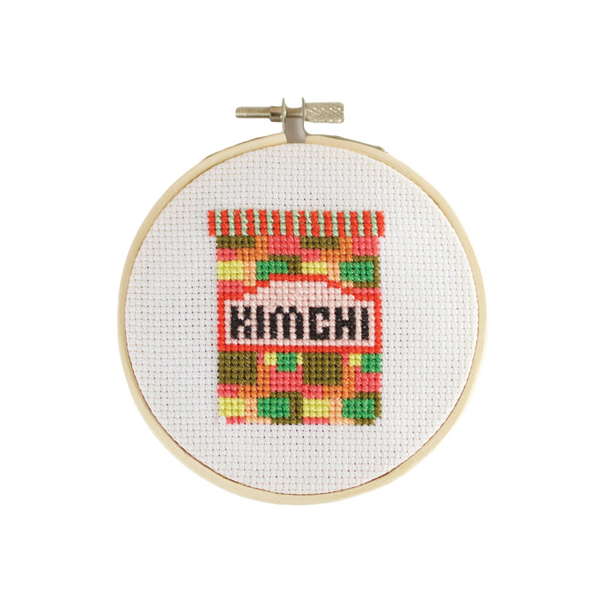 Cotton Clara - Kimchi Cross Stitch Kit | Scout & Co