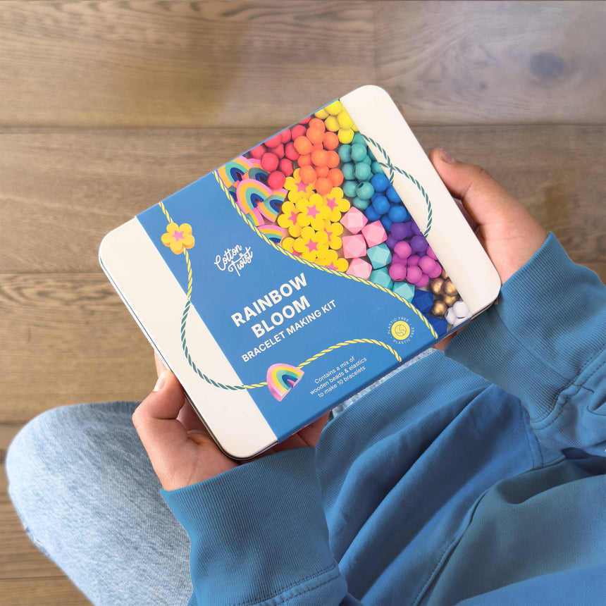 Cotton Twist - Rainbow Bloom Bracelet Making Kit | Scout & Co
