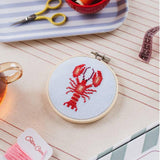 Cotton Clara - Lobster Cross Stitch Kit | Scout & Co