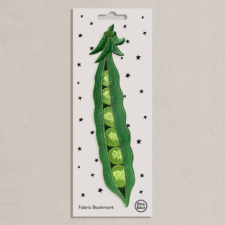 Petra Boase - Pea Pod Embroidered Bookmark | Scout & Co