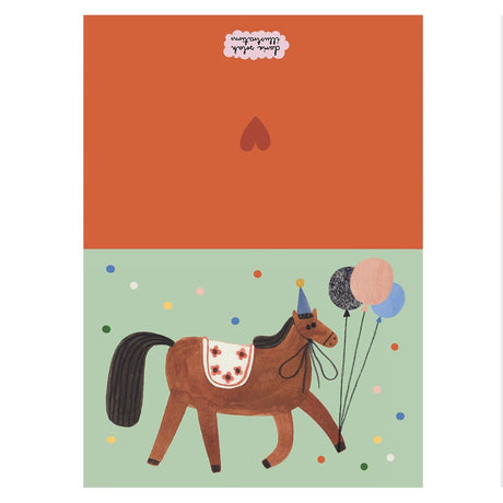 Daria Solak - Party Horse card | Scout & Co