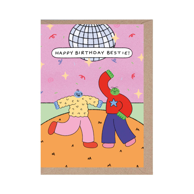 Rumble Cards - Happy Birthday Bestie card | Scout & Co