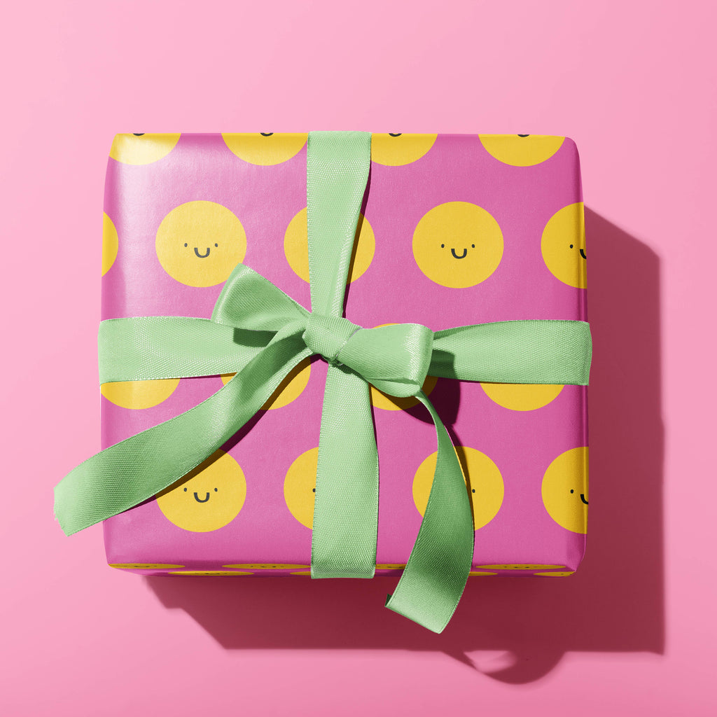 Rumble Cards - Smiley Face wrapping paper | Scout & Co