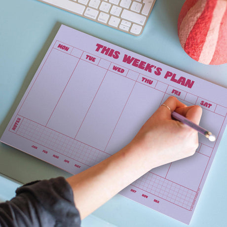Good Tuesday - A4 Weekly Planner Pad - Lilac & Plum | Scout & Co