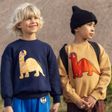 Mini Rodini - Dino appliqué sweatshirt - navy | Scout & Co