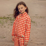 Mini Rodini - Gingham fleece jacket | Scout & Co