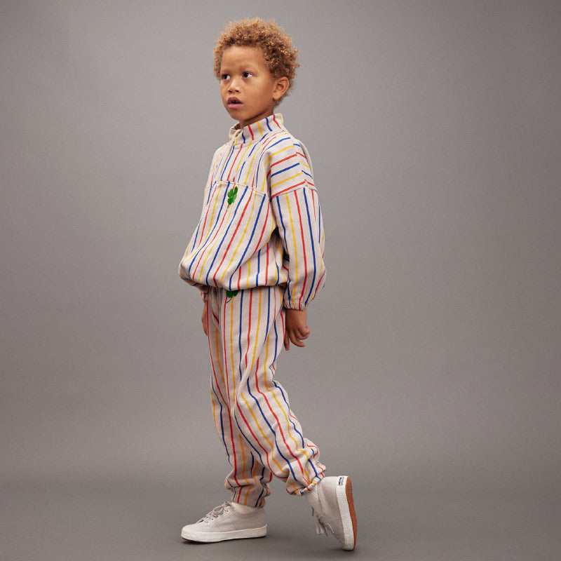 Mini Rodini - Clover embroidered half-zip sweatshirt | Scout & Co