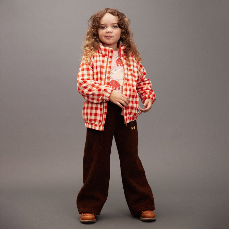 Mini Rodini - Gingham fleece jacket | Scout & Co