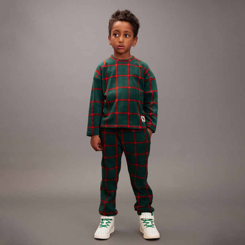 Mini Rodini - Plaid fleece top | Scout & Co
