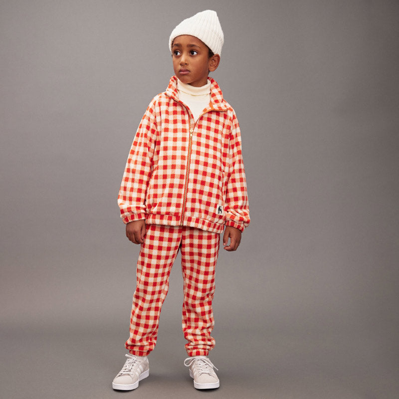 Mini Rodini - Gingham fleece jacket | Scout & Co