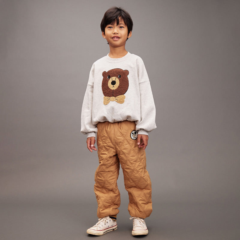 Mini Rodini - Bear chenille sweatshirt - grey | Scout & Co