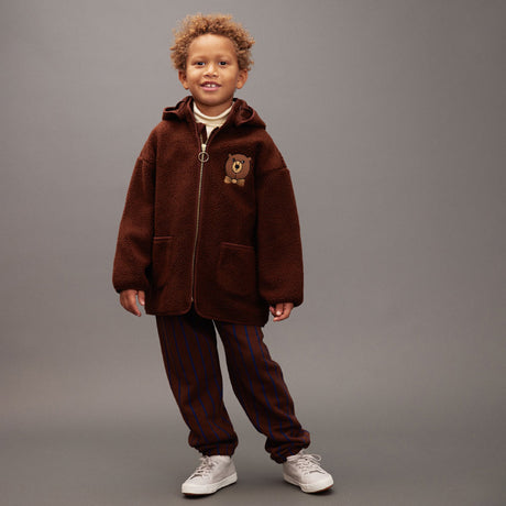Mini Rodini - Bear embroidered pile jacket | Scout & Co