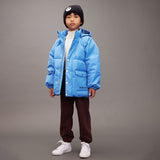 Mini Rodini - Solid blue heavy puffer jacket | Scout & Co