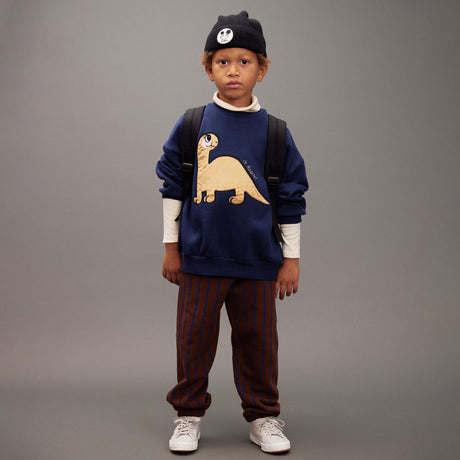 Mini Rodini - Dino appliqué sweatshirt - navy | Scout & Co
