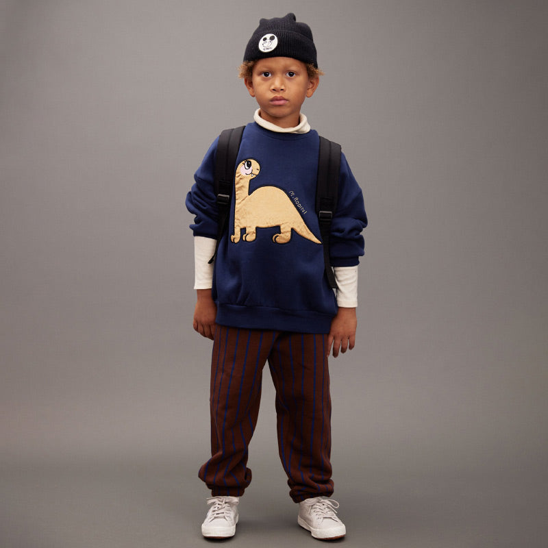 Mini Rodini - Dino appliqué sweatshirt - navy | Scout & Co