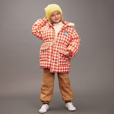 Mini Rodini - Ritzratz patch gingham heavy puffer jacket | Scout & Co