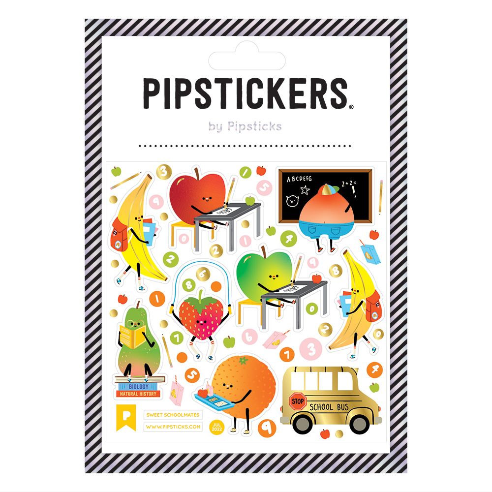 Pipsticks - Sweet Schoolmates sticker sheet | Scout & Co