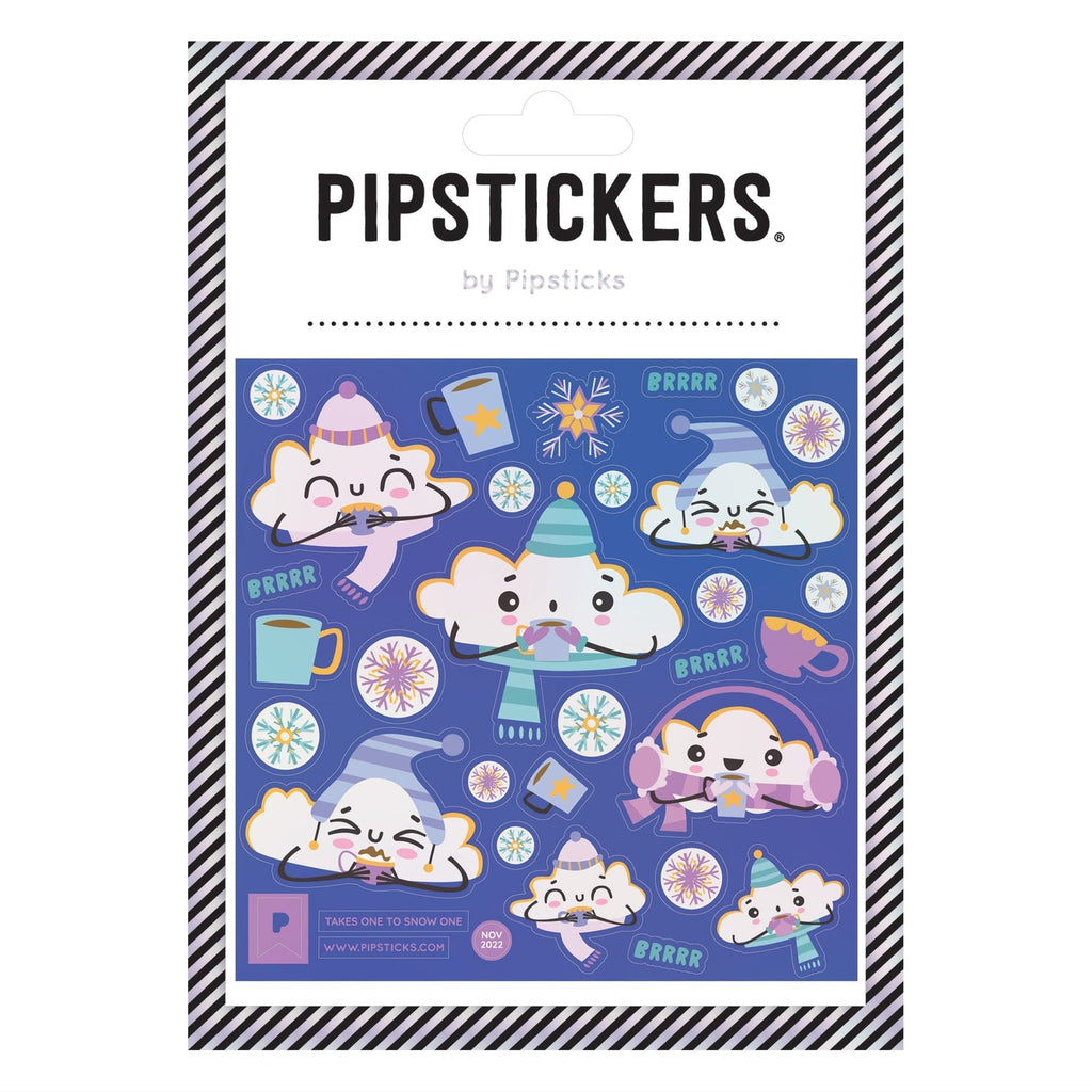 Pipsticks - Takes One To Snow One sticker sheet | Scout & Co