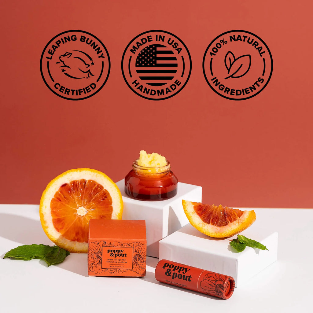 Poppy & Pout - Lip Scrub - Blood Orange Mint | Scout & Co