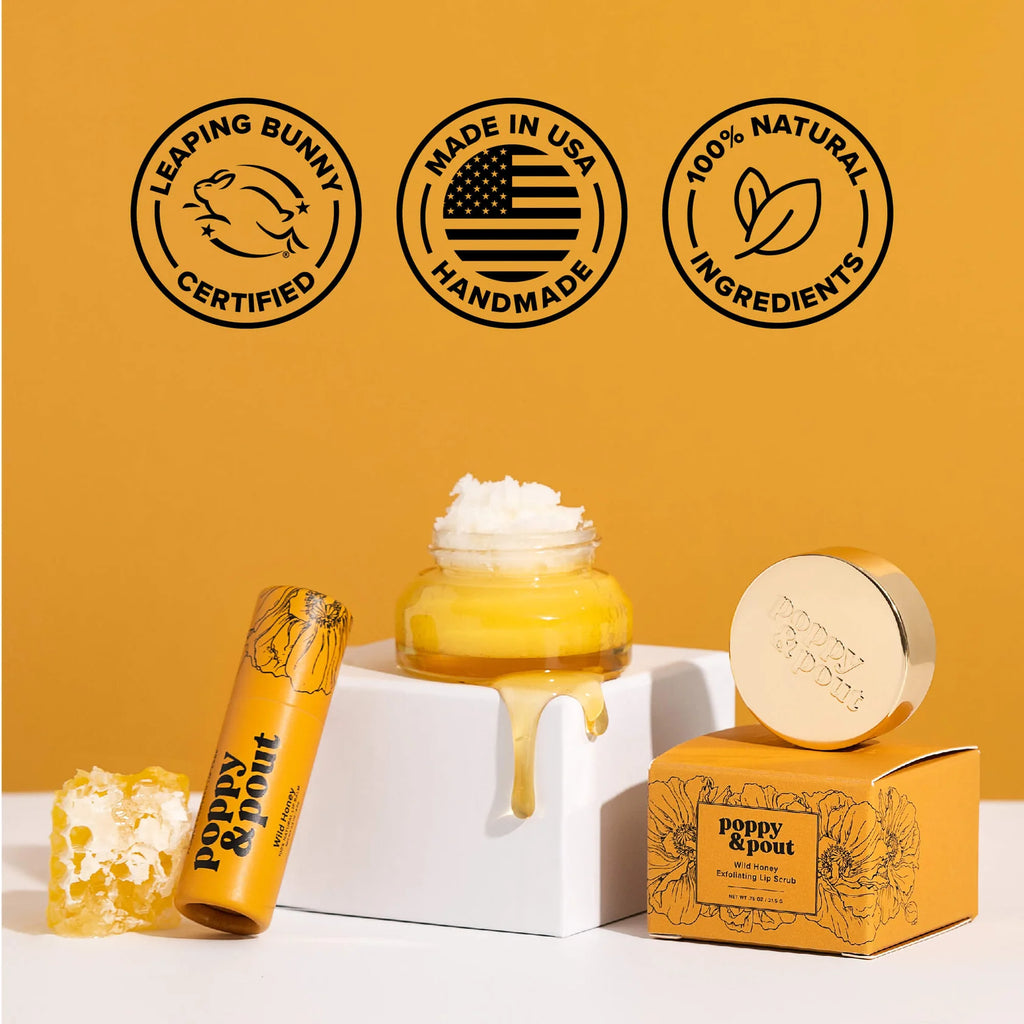 Poppy & Pout - Lip Scrub - Wild Honey | Scout & Co