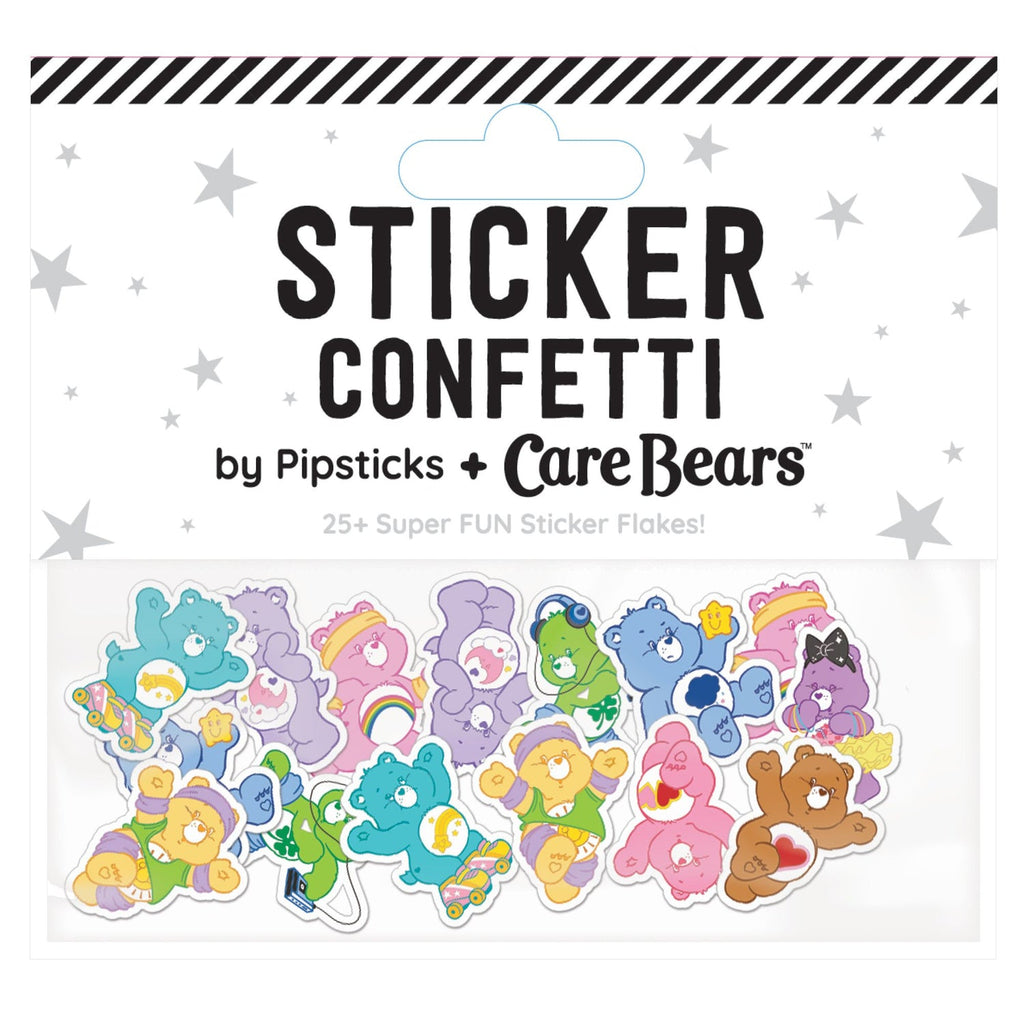 Pipsticks - Care Bears Playtime sticker confetti | Scout & Co
