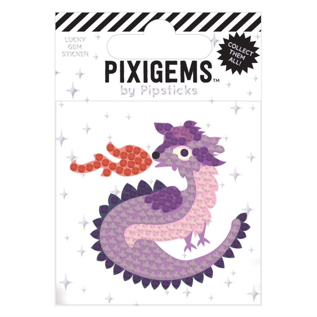 Pipsticks - Dolly Dragon Pixigem lucky gem sticker | Scout & Co